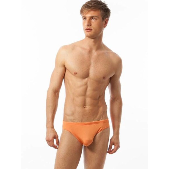 N2N Bodywear 2016 Tempest Sport Brief Mandarin Orange - Size Medium - Picture 1 of 2